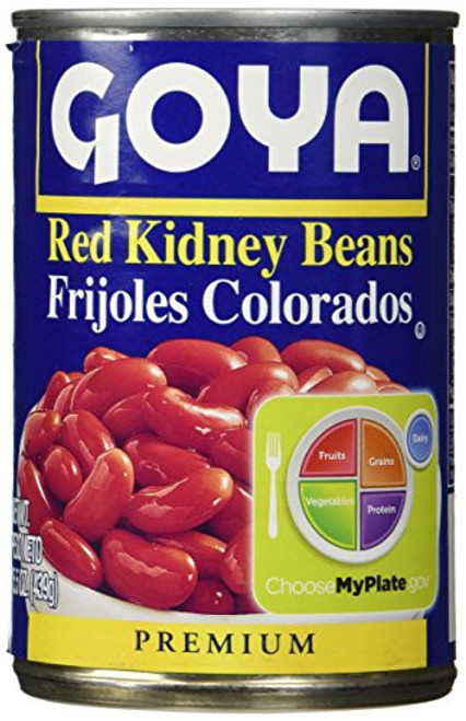 Goya Red Kidney Beans Habichuelas Coloradas Premium 15 5 Oz Cans 6 Pack