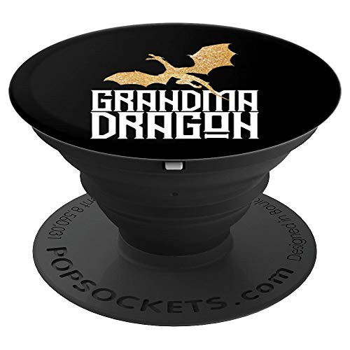 Grandma Dragon Matching Family Tribe Gift Granny PopSockets Grip and Stand for Phones and Tablets