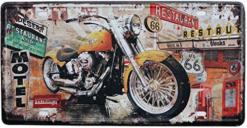 SUMIK Motorcycles Art Poster Vintage Plaque for Garage Home Wall Decor
