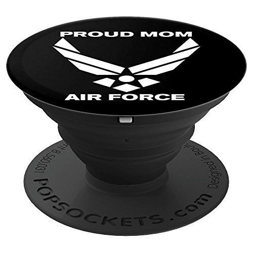 Mom Proud Air Force Mother PopSockets Grip and Stand for Phones and Tablets Mom Proud Air Force Mother PopSockets Grip and Stand for Phones and Tablets