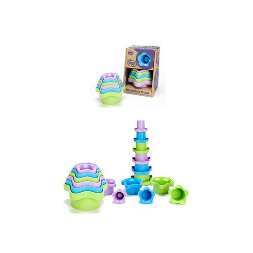 Green Toys Stacking Cups  6 Cups Toys Baby Kids Games