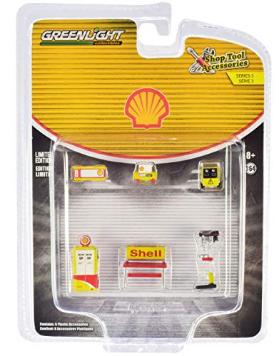 Greenlight 16060C Auto Body Shop  Shop Tool Accessories Series 3 Shell Oil 164 Scale