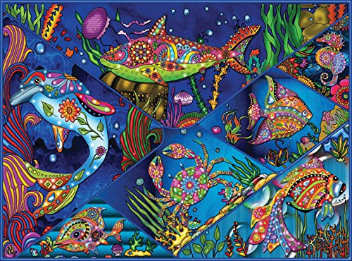 JaCaRou Puzzles Tropical Ocean 1000 Pieces Jigsaw Puzzle