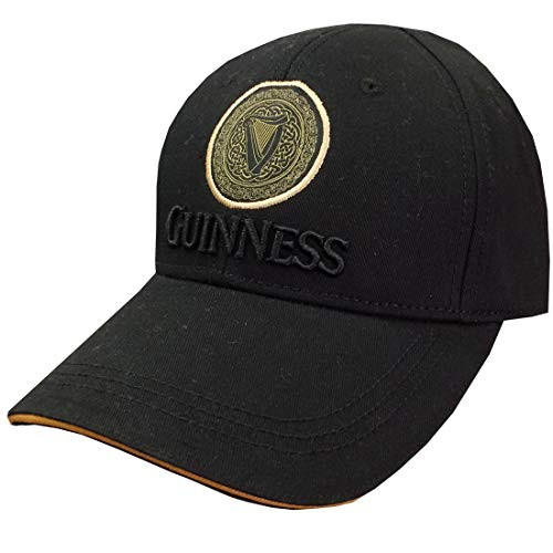 Guinness Black/Tan Celtic Knot Harp Baseball Cap