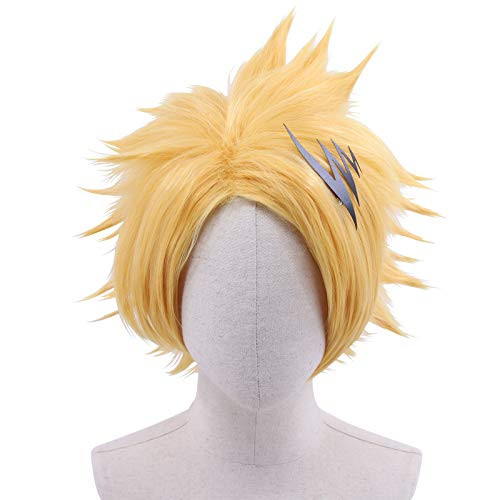 Hulaidywig Kaminari Denki Wig with Hairpin for My Hero Academia