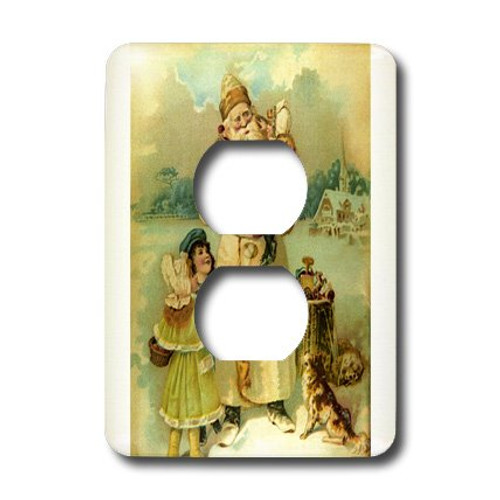 3dRose lsp_6811_6 Victorian Santa 2 Plug Outlet Cover Multicolor 3dRose lsp_6811_6 Victorian Santa 2 Plug Outlet Cover Multicolor