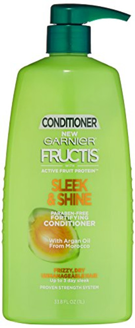 Garnier Fructis Sleek  Shine Conditioner Frizzy Dry Unmanageable Hair 33 8 fl  oz