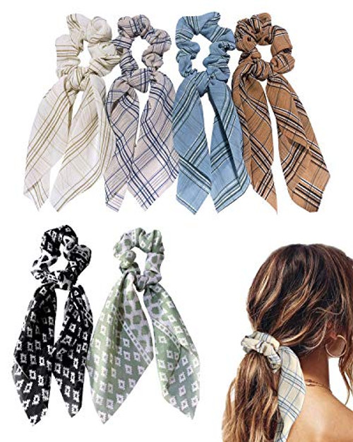 Hair Scarf Scrunchies Hair Scarves Chiffon Bow Scrunchy Hair Bands Ponytail Holder Scrunchy soft Ribbon Bowknot Scarf Scrunchies Ties 2 in 1 Accessories for Women Girls Hair Scarf Scrunchies Hair Scarves Chiffon Bow Scrunchy Hair Bands Ponytail Holder Scrunchy soft Ribbon Bowknot Scarf Scrunchies Ties 2 in 1 Accessories for Women Girls