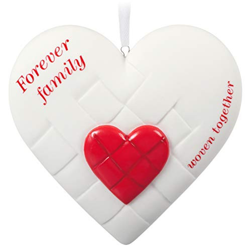 Hallmark Keepsake Christmas Ornament 2020 CloseKnit Family Heart Porcelain Hallmark Keepsake Christmas Ornament 2020 CloseKnit Family Heart Porcelain
