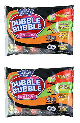 Dubble Bubble Gum Halloween Candy Assortment 12 oz Bag Pack of 2