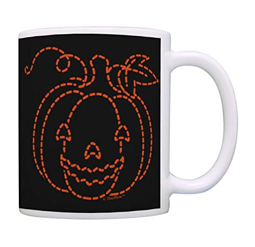 Halloween Mug JackOLantern Halloween Coffee Mug Pumpkin Gifts Coffee Mug Tea Cup Orange  Black