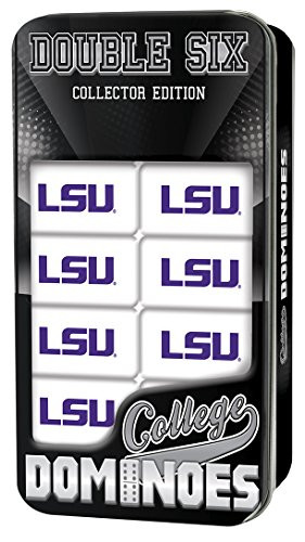 MasterPieces NCAA Louisiana State LSU Tigers Double-Six Dominoes
