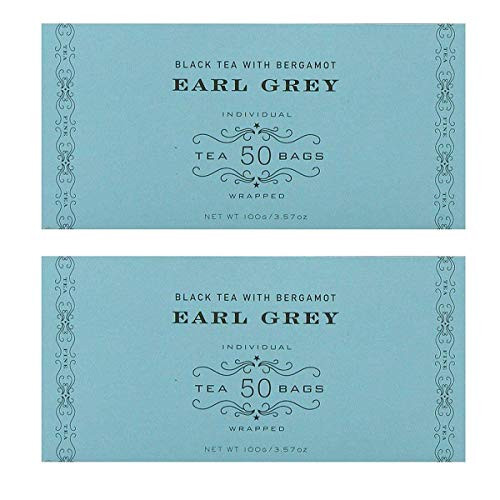 Harney  Sons Black Tea Earl Grey 50 Tea Bags Pack of 2