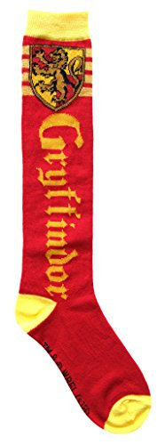 Harry Potter Juniors/Womens Gryffindor Knee High Socks Size 410 Red
