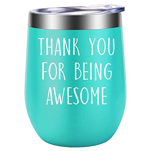 Thank You Gifts Stocking Stuffers for Women Funny Birthday Thanksgiving Christmas Gifts for Women Her Best Friend Coworkers Boss Teacher Employee Appreciation Gifts LEADO Wine Tumbler Thank You Gifts Stocking Stuffers for Women Funny Birthday Thanksgiving Christmas Gifts for Women Her Best Friend Coworkers Boss Teacher Employee Appreciation Gifts LEADO Wine Tumbler