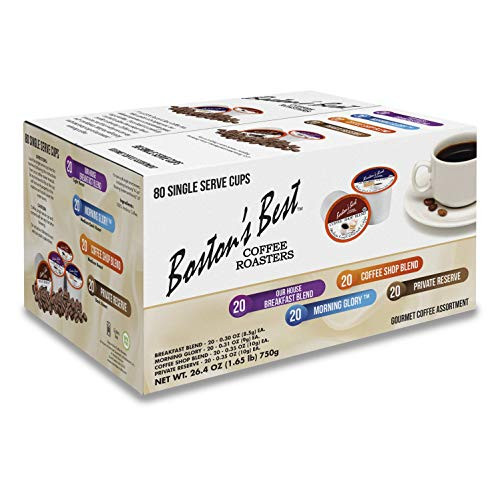 Boston s Best Coffee Roasters  Assorted Blends   Breakfast Blend Morning Glory Coffee Shop Blend Private Reserve  80 Single Serve KeurigCompatible KCup Pods