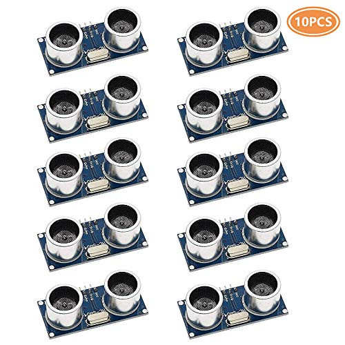 DFLIFE 10pcs HCSR04 Ultrasonic Sensor Distance Module for Arduino UNO MEGA2560 Nano Robot XBee ZigBee by ElecRight