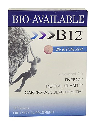 Sublingual B12 B6  Folic Acid Fast Dissolve Tabs 30 ct