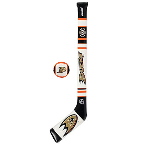 Franklin Sports NHL Anaheim Ducks Mini Soft Hockey Stick Set NHL Team Soft Foam Mini Hockey Stick and Ball Set Great Toy for Kids Franklin Sports NHL Anaheim Ducks Mini Soft Hockey Stick Set NHL Team Soft Foam Mini Hockey Stick and Ball Set Great Toy for Kids
