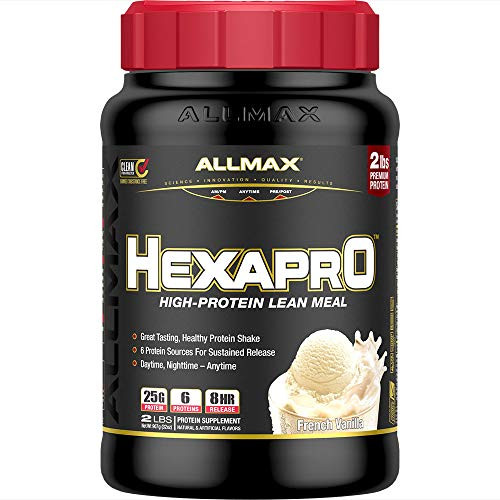 ALLMAX Nutrition Hexapro Protein Blend french Vanilla 2 lbs