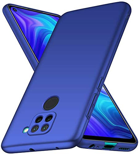 Toppix Case for Xiaomi Redmi Note 9 Hard PC Backcover AntiScratch UltraLight Slim Shell Protective Cover for Xiaomi Redmi Note 9 Blue