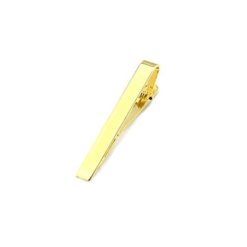 AIIGOU Tie Bar Clip Tie Tack Pins Tie Clips for Men Gold Metal Clasps Business Professional Fashion Assorted Designs