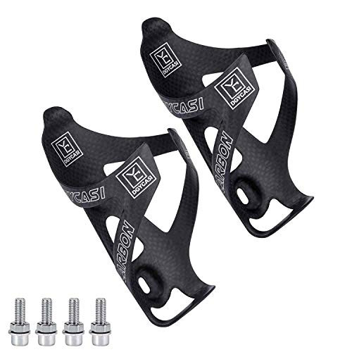 DGYCASI UltraLight Full Carbon Fiber Bicycle Bike Drink Water Bottle Cage HolderQuick and Easy to MountStrong and Anti Rust Bottle Cage Holder for Road Bike MTB Cycling 2 Pack DGYCASI UltraLight Full Carbon Fiber Bicycle Bike Drink Water Bottle Cage HolderQuick and Easy to MountStrong and Anti Rust Bottle Cage Holder for Road Bike MTB Cycling 2 Pack
