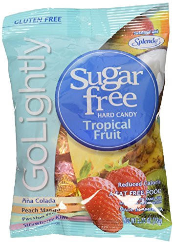 Go Lightly Sugar Free Hard Candy Tropical Fruit Assortment 2 75 oz bag Kosher