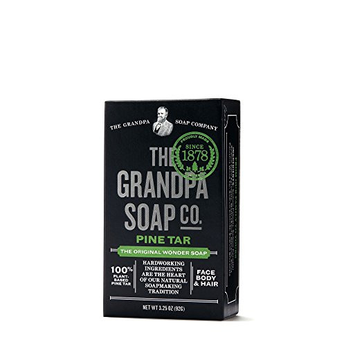Pine Tar Soap  3 25 oz Bar 6 Pack