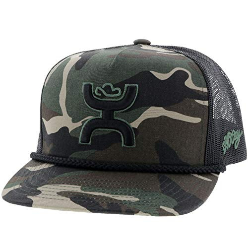 HOOEY Camo/Black  Ball Cap