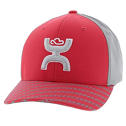 HOOEY Solo III Pink/Grey  Flexfit Ball Cap L/XL