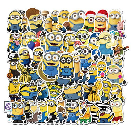 SEBADA 50Pcs Minions Stickers for Laptop Motorcycle Bicycle Skateboard Luggage Decal Graffiti PatchesNoDuplicate Sticker Pack HJHSL