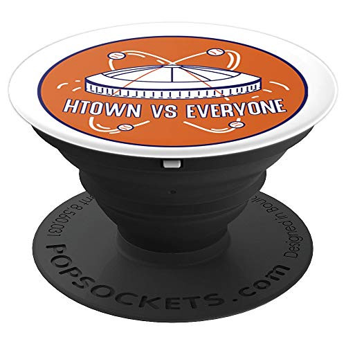 Htown vs Everyone Retro Dome Houston Baseball Fan PopSockets Grip and Stand for Phones and Tablets