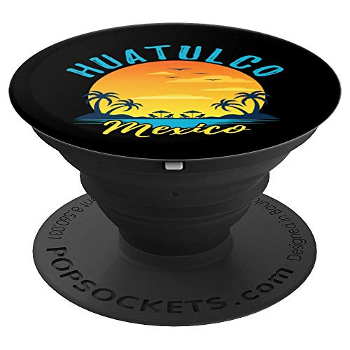 Huatulco Mexico Palm Trees Orange Sunset PopSockets Grip and Stand for Phones and Tablets Huatulco Mexico Palm Trees Orange Sunset PopSockets Grip and Stand for Phones and Tablets