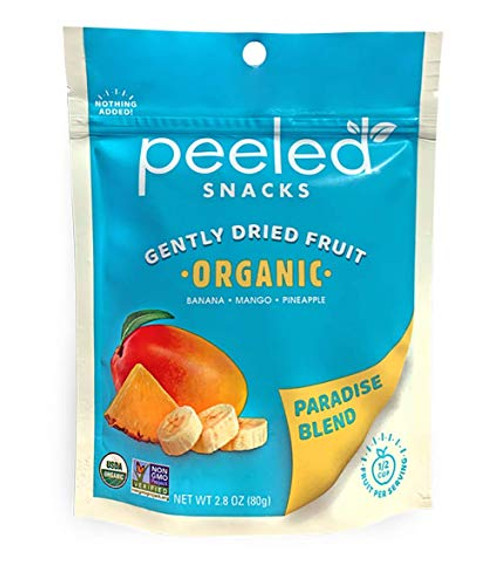 Peeled Snacks Organic Dried Fruit Paradise Blend 2 8 Ounce Peeled Snacks Organic Dried Fruit Paradise Blend 2 8 Ounce