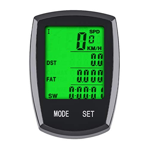 SY Bicycle Speedometer and Odometer Wireless Waterproof Cycle Bike Computer with LCD Display  MultiFunctions by YS YS589