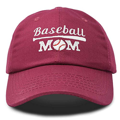 DALIX Baseball Mom Women s Ball Cap Dad Hat for Women in Maroon