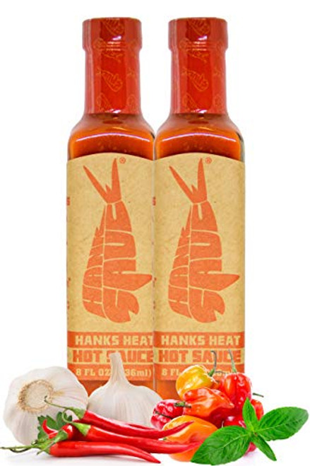 Hank Sauce Hank s Heat Hot Sauce Versatile Hot Pepper Sauce with Fresh Basil Garlic Aged Peppers Hot Garlic Sauce with Mild Heat Unique Flavor Multipurpose Habanero Sauce 2 x 8 Ounces Hank Sauce Hank s Heat Hot Sauce Versatile Hot Pepper Sauce with Fresh Basil Garlic Aged Peppers Hot Garlic Sauce with Mild Heat Unique Flavor Multipurpose Habanero Sauce 2 x 8 Ounces