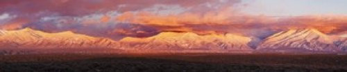 Posterazzi Sunset Range Sangre De Cristo Mountains Taos County New Mexico USA Poster Print (22 x 5)