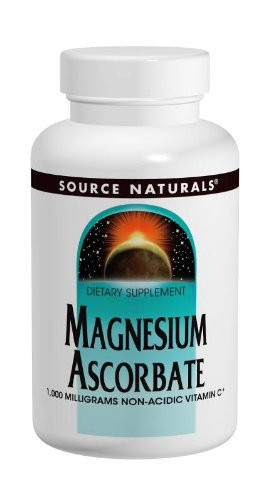 SOURCE NATURALS Magnesium Ascorbate 1000 Mg Tablet 120 Count