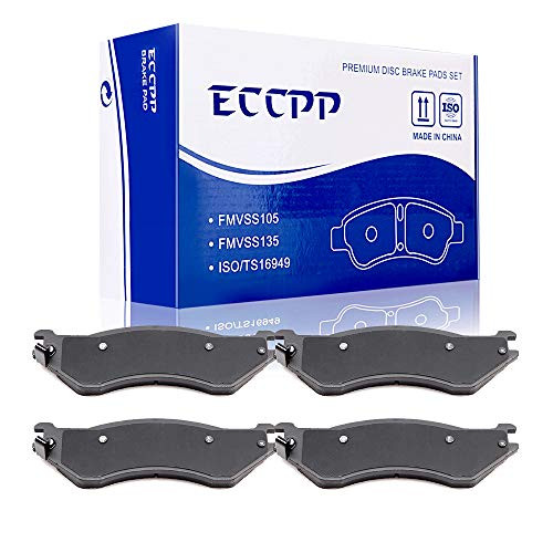 Brake PadsECCPP 4pcs Rear Ceramic Disc Brake Pads Kits for 2006 2007 2008 Dodge Ram 15002001 2002 2003 2004 2005 2006 2007 2008 Dodge Ram 25002001 2002 2003 2004 2005 2006 2007 2008 Dodge Ram 3500