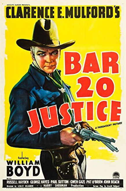 Bar 20 Justice William Boyd 1938 Movie Poster Masterprint (11 x 17)