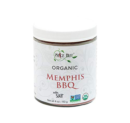 The Spice Hut Organic Memphis BBQ Seasoning Southern Grilling Sweet  Savory Spice Blend With Salt 4 ounce