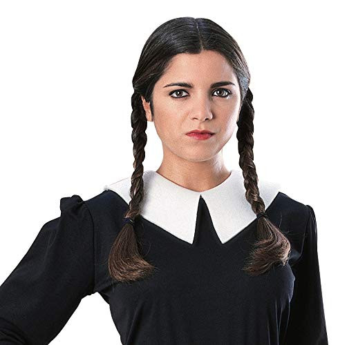 Rubie s Women s Family Wednesday Addams Wig One Size