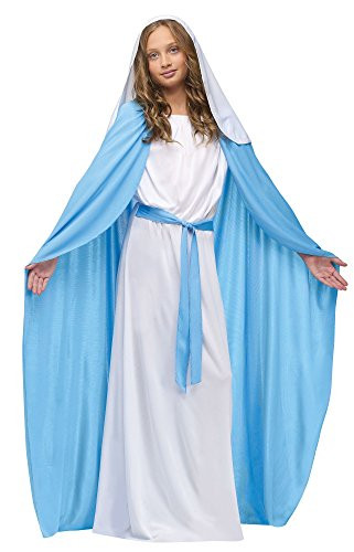 Fun World Costumes Girl s Child Mary Costume Blue/White Small