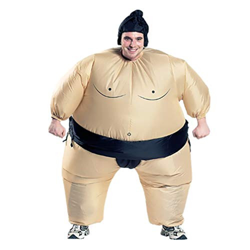 Inflatable Costume Sumo Wrestler Wrestling Suit Halloween Party Cosplay Costumes for Adult