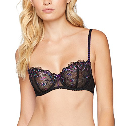 Aubade Women s Femme Romantique HalfCup Bra Bra Noir Venus 38C