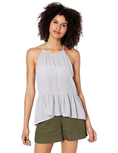 Volcom Junior s Soul Window High Necked Top Blue Drift 18