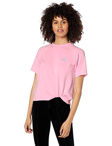 Volcom Junior s Women s Short Sleeve Crew Neck Fleece neon Pink Small