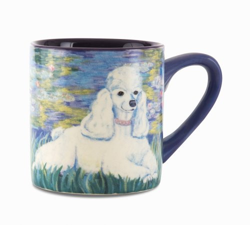 Paw Palettes Poodle Bonet Ceramic Mug 16Ounce